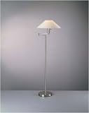 Boring Matte Brushed Nickel Floor Lamp