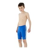 Speedo Jungen Jammer Superiority, neonblau-wei&szlig;, 116, 8068066357