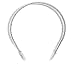 L. Erickson Double Braid Headband - Silver