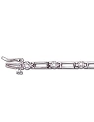 3/4 ct tw Diamond Bracelet in 14k White Gold
