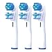 Frost® 3 x Dual clean Replacement toothbrush Heads Compatible for BRAUN ORAL B, 3 Pcs DUAL CLEAN TOOTHBRUSH REPLACEMENT REFILL HEADS - GENERIC COMPATIBLE WITH ORAL B