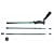 Royalbeach  48623 Teleskop-Wanderstock, mehrfarbig, ca. 73 - 140 cm