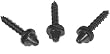 TIRE & TRACK STUDS Pro Series Snowmobile Track and ATV Tire Traction Screws - 1in. Length - 0.250in. Head Height KK-100500-12