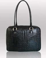 Crocodile Handbag - Purse - Bag Made in ITALY - 3613