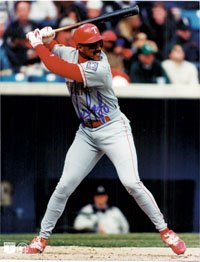 Signed Gonzalez, Juan (Texas Rangers) 8x10 Photo