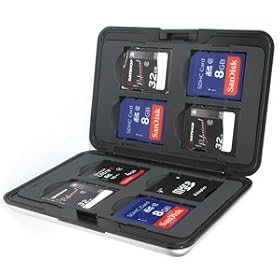 7dayshop Brushed Aluminium Memory Card Case for SD Cards - AL1-SD