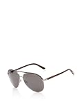 Tom Ford Men's 0112 Silvano Light Grey / Green Tortoise Frame/Dark Grey Lens Metal Sunglasses