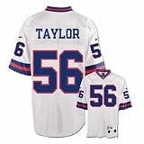 New York Giants Lawrence Taylor White Premier Throwback Reebok Youth Jersey (S (8))