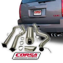 Corsa Performance Exhaust | Hummer H2 Includes SUT 2007-2008 | Sport Edition Single Rear 14211