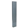 Buddy Products 25 Pocket Time Card Rack, Steel, 7 Inch Pocket Height, 4.375 Pocket Width, 2 x 30.125 x 5 Inches, Gray (0800-1)