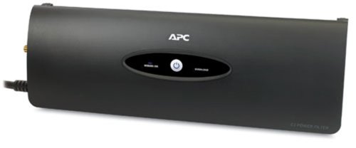 APC AV C Type 8 Outlet Power Filter, 120V - Black