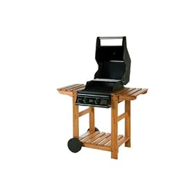 Garden Grill 2 Burner Hooded Gas BBQ with Trolley