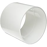 Spears 429 Series PVC Pipe Fitting, Coupling, Schedule 40, White, Socket