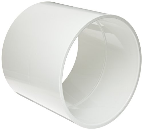 Spears 429 Series PVC Pipe Fitting, Coupling, Schedule 40, White, 4" x 3/4" Socket