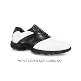 Etonic Lite-Tech Golf Shoes White Black Size 8.5M by 