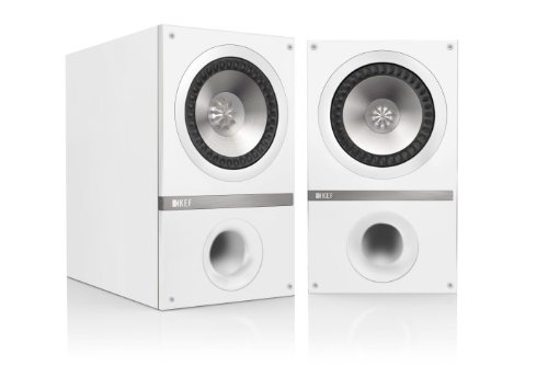 kef white speakers