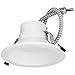 Sunlite 89350-SU LED 8-Inch Commercial-Grade Recessed Lighting Fixture, 35 Watts, Dimmable, 100-277 Volts, 3200 Lumens, White-Finish, UL Listed, 40K - Cool White
