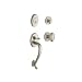 Baldwin 5335.150.ENTR Logan Egg Knob Entrance Door Lock Set Satin Nick