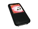 iGadgitz Black Silicone Skin Case Cover for Creative Labs Zen Mozaic 2GB 4GB 8GB 16GB + Screen Protector