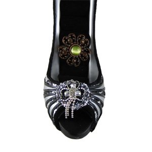 Cheap Zebra Print Shoe - Ring Holder  Organizer - High Heel - Black ...