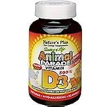 Natures Plus - Animal Parade Vitamin D3 Chew, 500, 90 chewable tablets