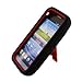 Aimo Wireless SAML300PCMX003S Guerilla Armor Hybrid Case with Kickstand for Samsung Galaxy Victory 4G LTE L300 - Retail Packaging - Black/Red