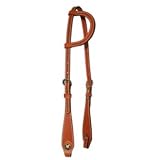 Western Texas Star Wide Cheek Single Ear Headstall