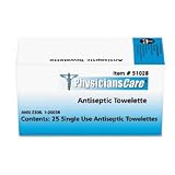 Antiseptic Towelette Refills, 25 BX, Sold as 1 box