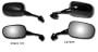 Emgo OEM Replacement Mirror - Carbon Fiber / Left , Material: Carbon Fiber 20-69724