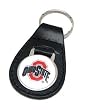 Ohio State University Leather Keychain