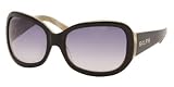 RALPH LAUREN EYEWEAR - POLO RALPH LAUREN 5013 520/11 BLACK/IVORY HORN GRAY GRADIENT PLASTIC SUNGLASSES.