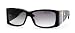 CHRISTIAN DIOR RAIN 2S,2/S 807LE BLACK PLASTIC GRAY GRADIENT LENS SUNGLASSES SHADES