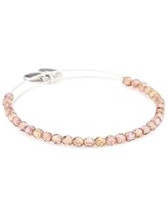 Alex and Ani "Bangle Bar Color Palette" Blush Rock Candy Shiny-Silver Expandable Bracelet