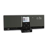 Macally Flat-Panel Stereo System with AM/FM, Alarm Clock, and iPod Dock (Black)