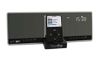 Macally Flat-Panel Stereo System with AM/FM, Alarm Clock, and iPod Dock (Black)