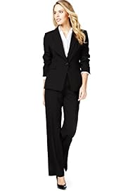 Pinstriped Single Breasted 1 Button Jacket
