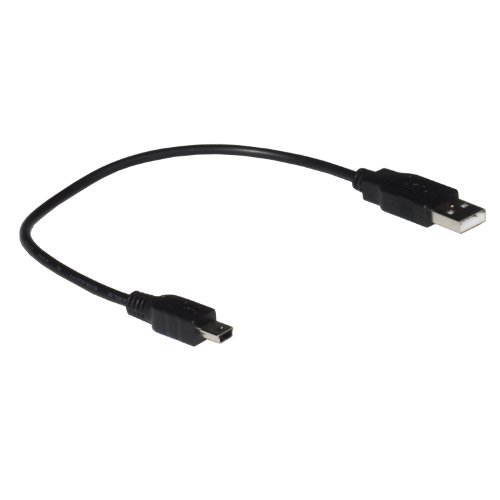 25cm USB 2.0 A - 5 Pin Mini B connects Camera 
