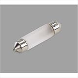 Invizilite 12V 5W Frosted Glass Festoon Xenon Lamp Pack: 25 Pack