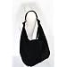 Shopper / Beuteltasche XXL echt. Wildleder Schwarz Italy