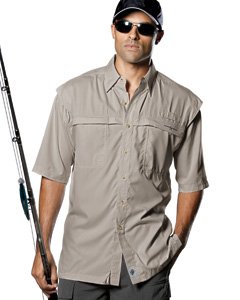 Hook & Tackle 1015S Men's Peninsula S-Sleeve Fishing Shirt