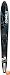 Connelly Skis Outlaw 67-Inch Slalom Ski with Front Adjustable Velcro Binding with Rear Toe Strap, Large/X-Large