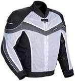 TOURMASTER/CORTECH INTAKE AIR 2 MOTORCYCLE JACKET WHITE/SILVER