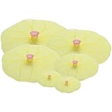 Charles Viancin Lilypad Lid Set of 6 - Large, Medium, Med/Small, Small, Drink Cover Set