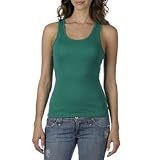 Bella Womens Baby Rib Wide Strap Tank