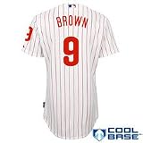 Philadelphia Phillies Authentic Domonic Brown Home Cool Base Jersey