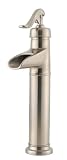 Price Pfister T40-YP0K Ashfield Single Handle Lavatory Faucet, No Drain, Satin Nickel