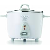 Aroma Simply Stainless 14-Cup (Cooked)  (7-Cup UNCOOKED) Rice Cooker, Stainless Steel Inner Pot (ARC-757SG)