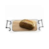 Towle Contempo Rectangular Tray with Wood Board, 10 1 2 by Towle