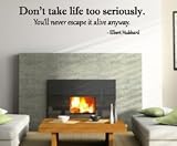 Elbert Hubbard Vinyl Wall Art Sticker Decal Quote Decor Lettirng Saying J65