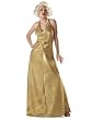 Marilyn Monroe Costume Gold Gown Elegant Old Hollywood Costume Starlet Celebrity Costume